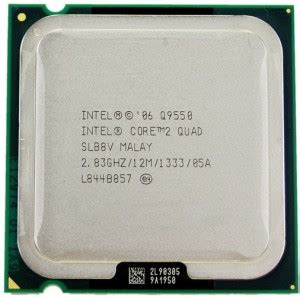 core 2 quad|Intel Core 2 Quad Q9550 2.83 GHz LGA 775 Socket 4 .